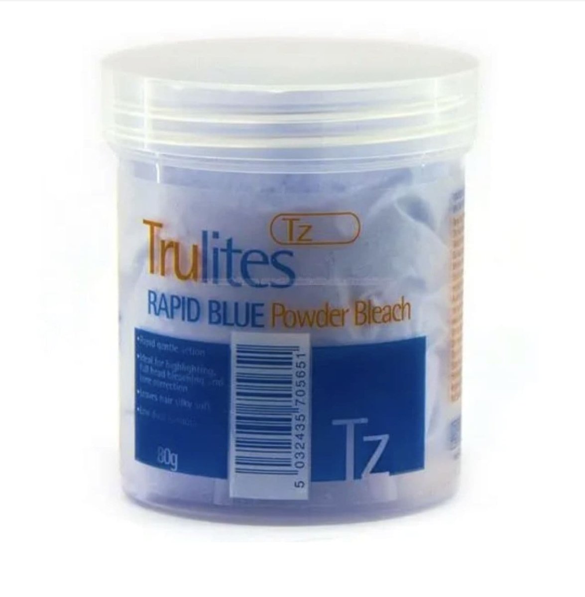Truzone Trulites Rapid Blue Powder Bleach - Southwestsix Cosmetics Truzone Trulites Rapid Blue Powder Bleach Southwestsix Cosmetics Southwestsix Cosmetics 5032435705651 80g Truzone Trulites Rapid Blue Powder Bleach