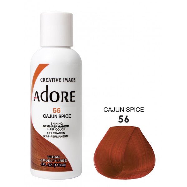 Adore Semi Permanent Hair Color - Southwestsix Cosmetics Adore Semi Permanent Hair Color Hair Dyes Adore Southwestsix Cosmetics 3G-WGOK-AMVE 56 Cajun Spice Adore Semi Permanent Hair Color