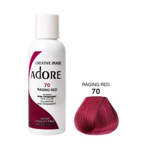 Adore Semi Permanent Hair Color - Southwestsix Cosmetics Adore Semi Permanent Hair Color Hair Dyes Adore Southwestsix Cosmetics 70 Raging Red Adore Semi Permanent Hair Color