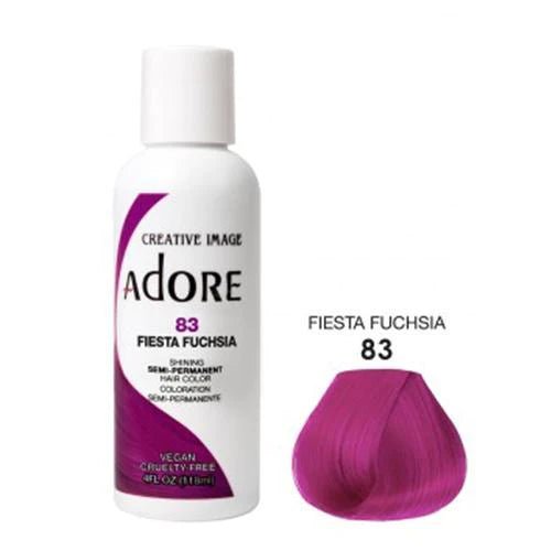 Adore Semi Permanent Hair Color - Southwestsix Cosmetics Adore Semi Permanent Hair Color Hair Dyes Adore Southwestsix Cosmetics 83 Fiesta Fuchsia Adore Semi Permanent Hair Color