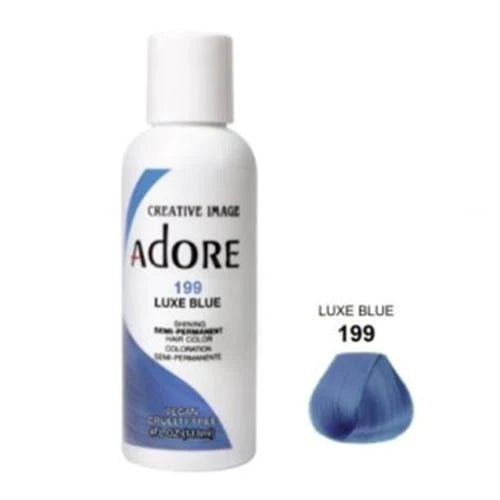 Adore Semi Permanent Hair Color - Southwestsix Cosmetics Adore Semi Permanent Hair Color Hair Dyes Adore Southwestsix Cosmetics 199 Luxe Blue Adore Semi Permanent Hair Color