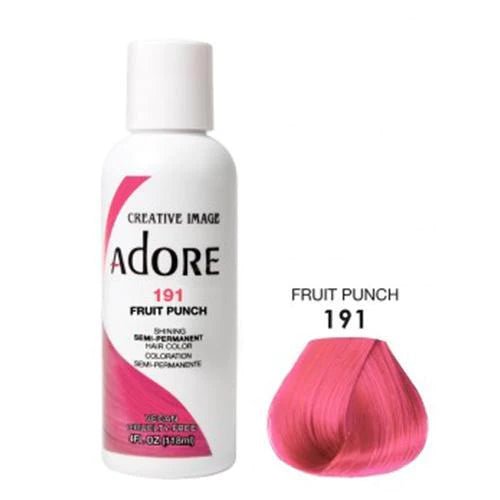 Adore Semi Permanent Hair Color - Southwestsix Cosmetics Adore Semi Permanent Hair Color Hair Dyes Adore Southwestsix Cosmetics 191 Fruit Punch Adore Semi Permanent Hair Color