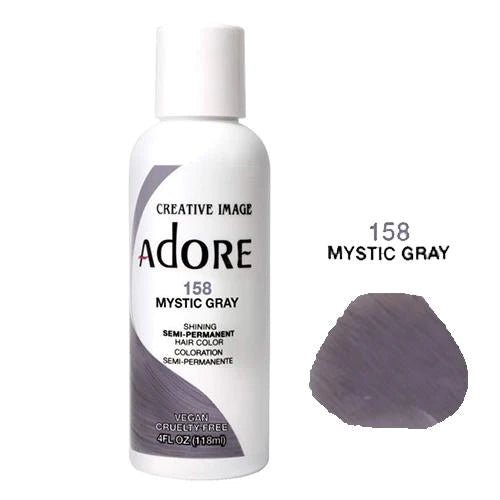 Adore Semi Permanent Hair Color - Southwestsix Cosmetics Adore Semi Permanent Hair Color Hair Dyes Adore Southwestsix Cosmetics 158 Mystic Gray Adore Semi Permanent Hair Color