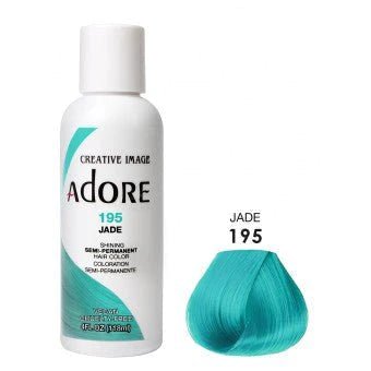 Adore Semi Permanent Hair Color - Southwestsix Cosmetics Adore Semi Permanent Hair Color Hair Dyes Adore Southwestsix Cosmetics 195 Jade Adore Semi Permanent Hair Color