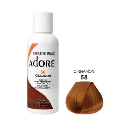 Adore Semi Permanent Hair Color - Southwestsix Cosmetics Adore Semi Permanent Hair Color Hair Dyes Adore Southwestsix Cosmetics TR-GPFZ-Q1I9 58 Cinnamon Adore Semi Permanent Hair Color