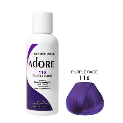 Adore Semi Permanent Hair Color - Southwestsix Cosmetics Adore Semi Permanent Hair Color Hair Dyes Adore Southwestsix Cosmetics UG-2V9Z-K0XS 116 Purple Rage Adore Semi Permanent Hair Color