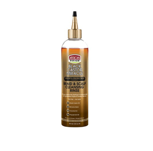 African Pride Black Castor Miracle Braid & Scalp Cleansing Rinse 12oz - Southwestsix Cosmetics African Pride Black Castor Miracle Braid & Scalp Cleansing Rinse 12oz Shampoo African Pride Southwestsix Cosmetics African Pride Black Castor Miracle Braid & Scalp Cleansing Rinse 12oz