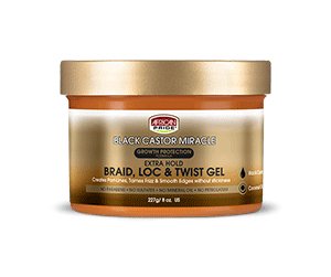 African Pride Black Castor Miracle Extra Hold Braid, Loc & Twist Gel 8oz - Southwestsix Cosmetics African Pride Black Castor Miracle Extra Hold Braid, Loc & Twist Gel 8oz Styling Gel African Pride Southwestsix Cosmetics African Pride Black Castor Miracle Extra Hold Braid, Loc & Twist Gel 8oz