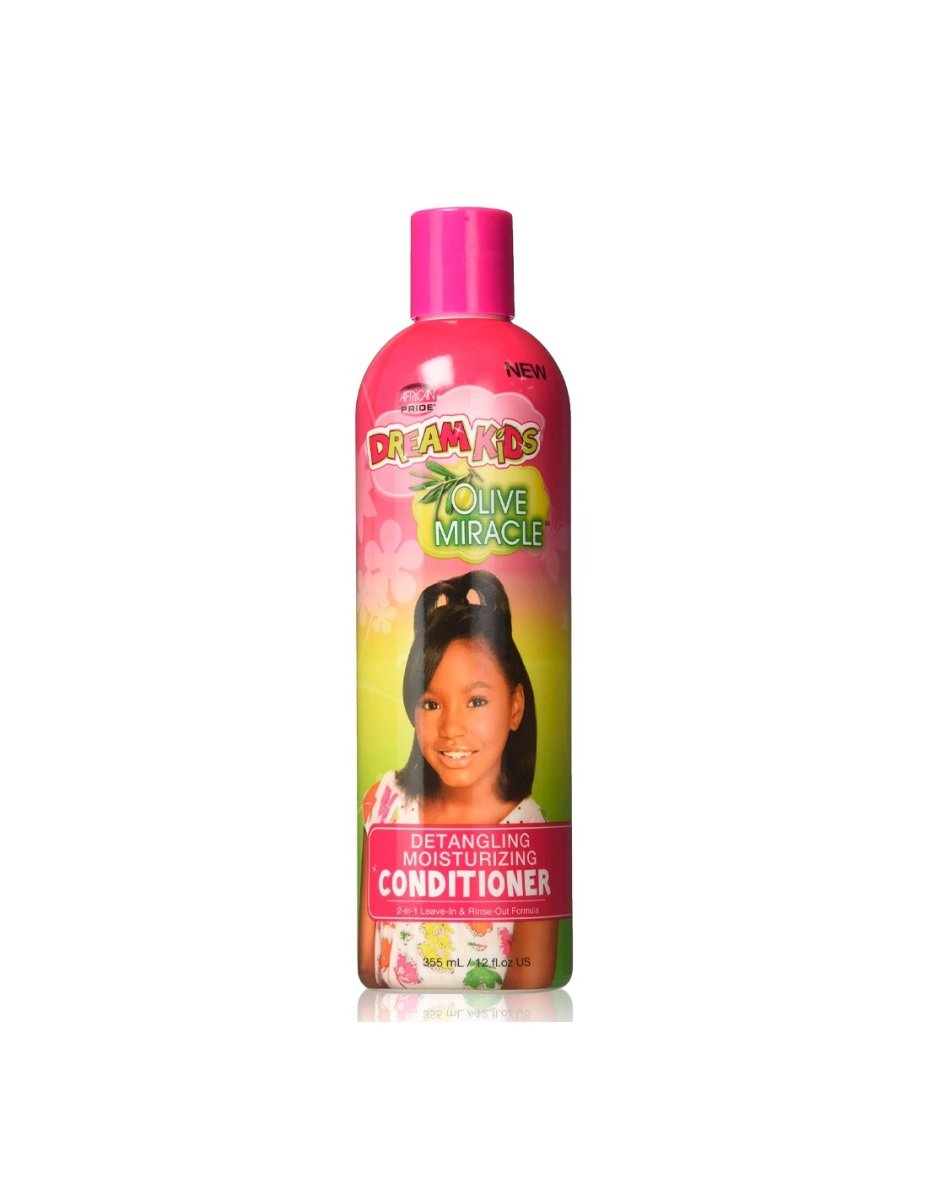 African Pride Dream Kids Olive Miracle Detangling Moisturizing Conditioner 355ml - Southwestsix Cosmetics African Pride Dream Kids Olive Miracle Detangling Moisturizing Conditioner 355ml African Pride Southwestsix Cosmetics 752836108749 African Pride Dream Kids Olive Miracle Detangling Moisturizing Conditioner 355ml