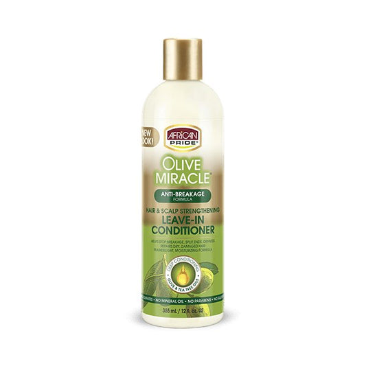 African Pride Olive Miracle Anti-Breakage Leave-In Conditioner 12oz - Southwestsix Cosmetics African Pride Olive Miracle Anti-Breakage Leave-In Conditioner 12oz Leave-in Conditioner African Pride Southwestsix Cosmetics 802535441125 African Pride Olive Miracle Anti-Breakage Leave-In Conditioner 12oz
