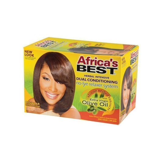 Africa's Best Herbal Intensive Dual Conditioning No-Lye Relaxer System - Southwestsix Cosmetics Africa's Best Herbal Intensive Dual Conditioning No-Lye Relaxer System Hair Relaxer Africa's Best Southwestsix Cosmetics Regular Africa's Best Herbal Intensive Dual Conditioning No-Lye Relaxer System