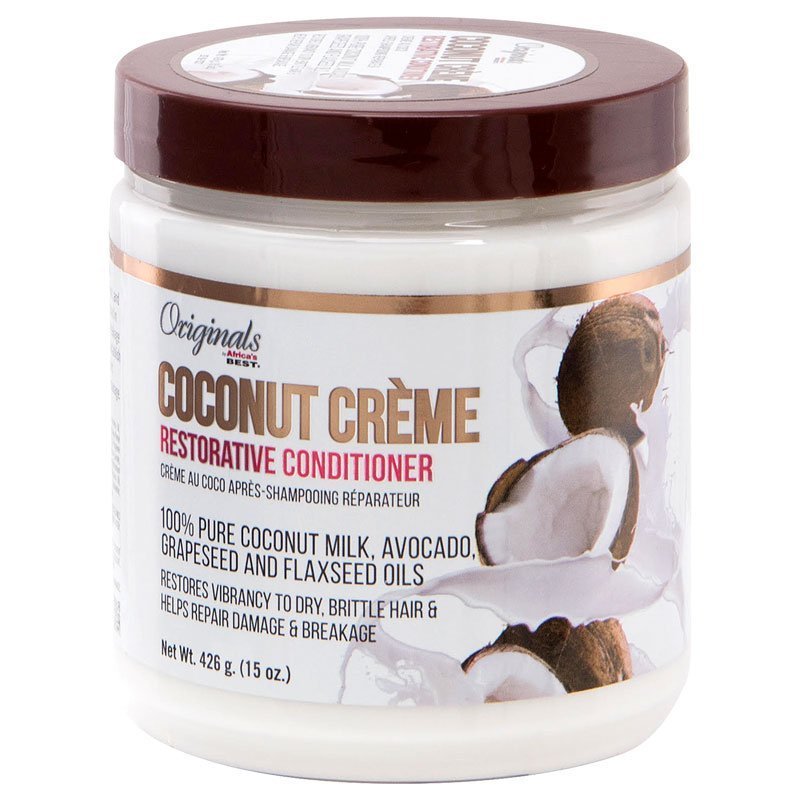 Africa's Best Originals Coconut Crème Restorative Conditioner 15oz - Southwestsix Cosmetics Africa's Best Originals Coconut Crème Restorative Conditioner 15oz Deep Conditioner Africa's Best Southwestsix Cosmetics Africa's Best Originals Coconut Crème Restorative Conditioner 15oz