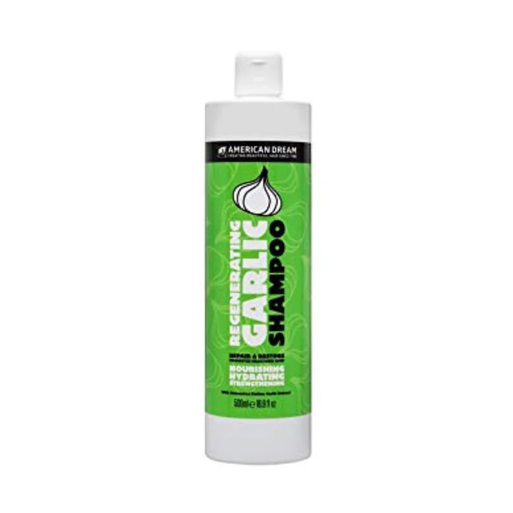 American Dream Regenerating Garlic Shampoo 500ml - Southwestsix Cosmetics American Dream Regenerating Garlic Shampoo 500ml Shampoo American Dream Southwestsix Cosmetics American Dream Regenerating Garlic Shampoo 500ml