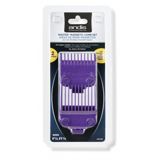 Andis Master Magnetic Comb Set - Dual Pack 0.5 & 1.5 - Southwestsix Cosmetics Andis Master Magnetic Comb Set - Dual Pack 0.5 & 1.5 Andis Southwestsix Cosmetics UR-UMRK-4MWS Andis Master Magnetic Comb Set - Dual Pack 0.5 & 1.5
