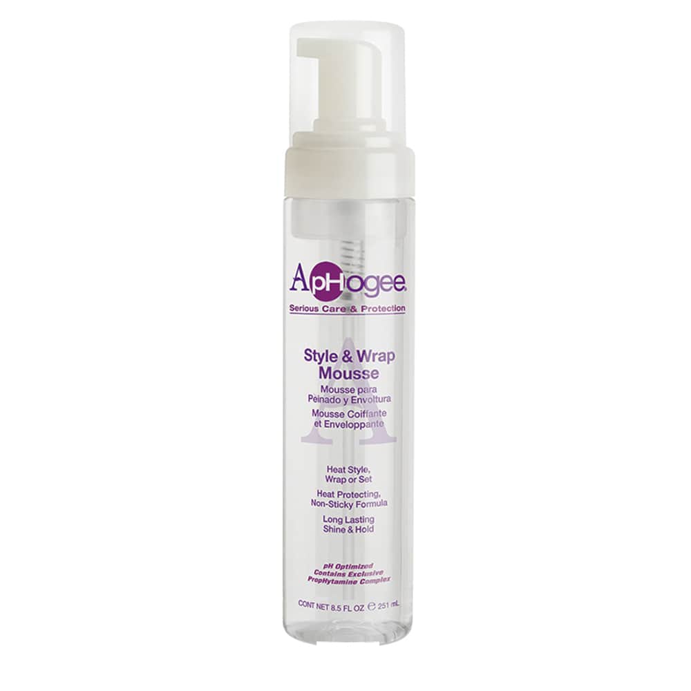 ApHogee Style And Wrap Mousse 251ml - Southwestsix Cosmetics ApHogee Style And Wrap Mousse 251ml Aphogee Southwestsix Cosmetics ApHogee Style And Wrap Mousse 251ml