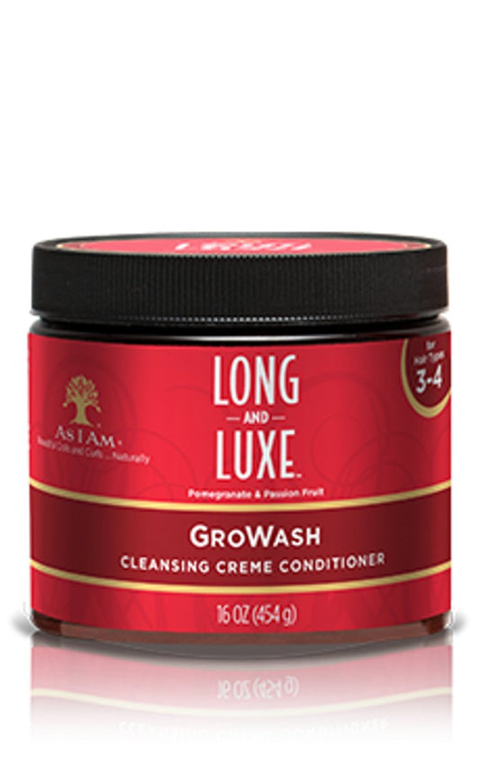 As I Am Long and Luxe GroWash Cleansing Creme Conditioner - Southwestsix Cosmetics As I Am Long and Luxe GroWash Cleansing Creme Conditioner Conditioning Wrap Lotion long and luxe Southwestsix Cosmetics As I Am Long and Luxe GroWash Cleansing Creme Conditioner