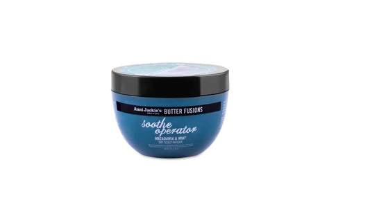 Aunt Jackie’s Butter Fusions Soothe Operator Macadamia & Mint Dry Scalp Masque 8oz - Southwestsix Cosmetics Aunt Jackie’s Butter Fusions Soothe Operator Macadamia & Mint Dry Scalp Masque 8oz Hair Masque Aunt Jackie's Southwestsix Cosmetics Aunt Jackie’s Butter Fusions Soothe Operator Macadamia & Mint Dry Scalp Masque 8oz