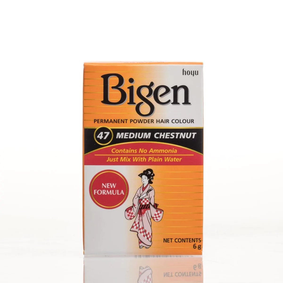 Bigen Permanent Hair Powder - Southwestsix Cosmetics Bigen Permanent Hair Powder Bigen Southwestsix Cosmetics 498720590576 47 - Medium Chestnut Bigen Permanent Hair Powder