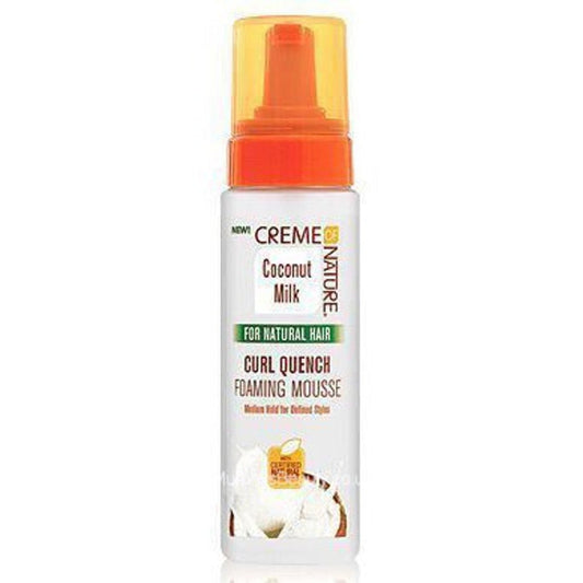 Creme of Nature Coconut Milk Curl Quench Foaming Mousse - Southwestsix Cosmetics Creme of Nature Coconut Milk Curl Quench Foaming Mousse Southwestsix Cosmetics Southwestsix Cosmetics 075724397699 Creme of Nature Coconut Milk Curl Quench Foaming Mousse