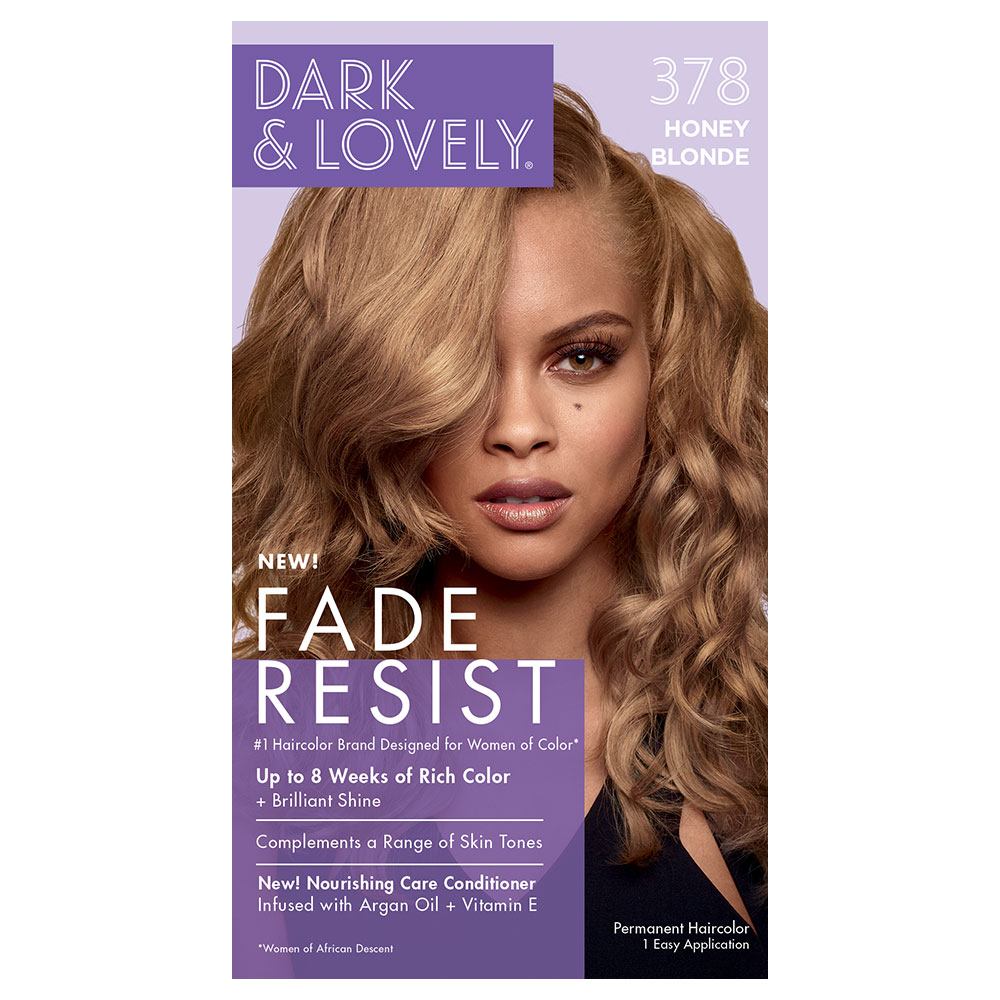 Dark & Lovely Fade Resist Permanent Rich Conditioning Colour - Southwestsix Cosmetics Dark & Lovely Fade Resist Permanent Rich Conditioning Colour Hair Dyes Dark & Lovely Southwestsix Cosmetics 072790003783 #378 Honey Blonde Dark & Lovely Fade Resist Permanent Rich Conditioning Colour
