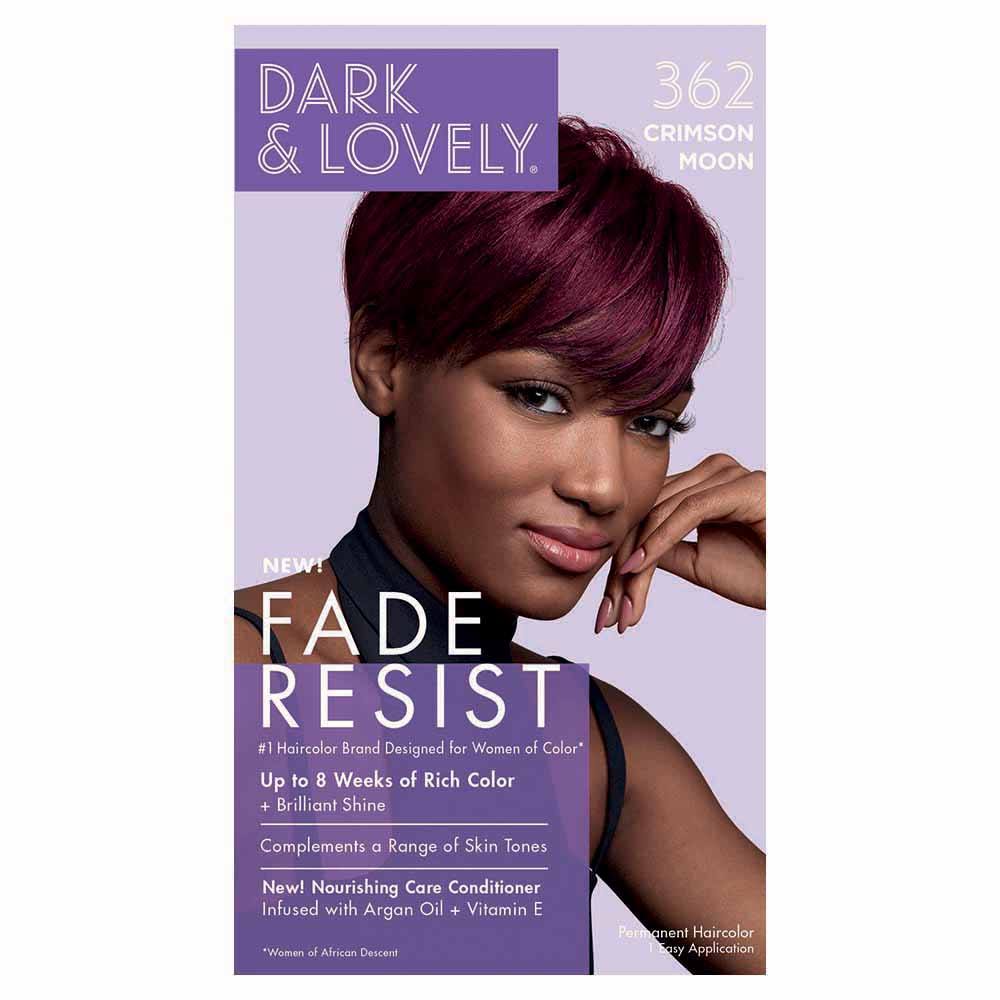 Dark & Lovely Fade Resist Permanent Rich Conditioning Colour - Southwestsix Cosmetics Dark & Lovely Fade Resist Permanent Rich Conditioning Colour Hair Dyes Dark & Lovely Southwestsix Cosmetics #362 Crimson Moon Dark & Lovely Fade Resist Permanent Rich Conditioning Colour