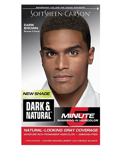 Dark & Natural 5 Minute Shampoo-in Haircolor - Southwestsix Cosmetics Dark & Natural 5 Minute Shampoo-in Haircolor Hair Dyes Softsheen-Carson Southwestsix Cosmetics Dark Brown Dark & Natural 5 Minute Shampoo-in Haircolor