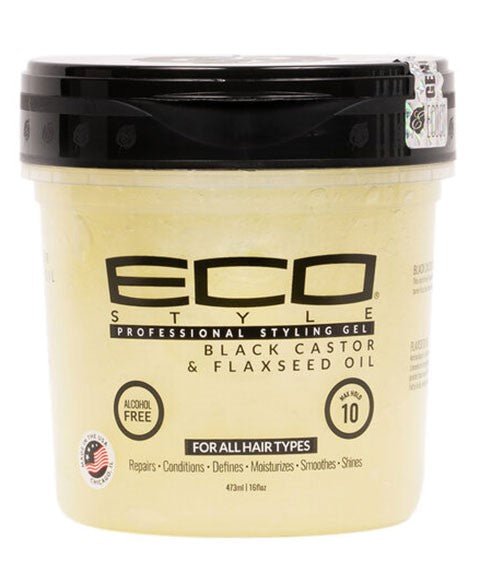 ECO Styling Gel Black Castor & Flaxseed Oil - Southwestsix Cosmetics ECO Styling Gel Black Castor & Flaxseed Oil Hair Gel ECO Styler Southwestsix Cosmetics 748378004205 8oz ECO Styling Gel Black Castor & Flaxseed Oil