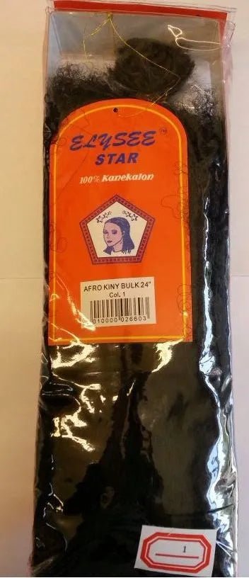 Elysee Star Afro Kinky Bulk 24” - Southwestsix Cosmetics Elysee Star Afro Kinky Bulk 24” Hair Extensions Elysee Star Southwestsix Cosmetics 27 Elysee Star Afro Kinky Bulk 24”