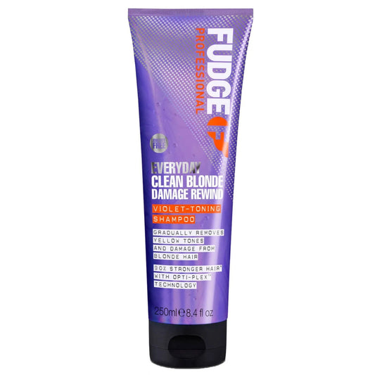 Fudge Clean Blonde Damage Rewind Violet-Toning Shampoo - Southwestsix Cosmetics Fudge Clean Blonde Damage Rewind Violet-Toning Shampoo fudge Southwestsix Cosmetics 5060420335545 250ml Fudge Clean Blonde Damage Rewind Violet-Toning Shampoo