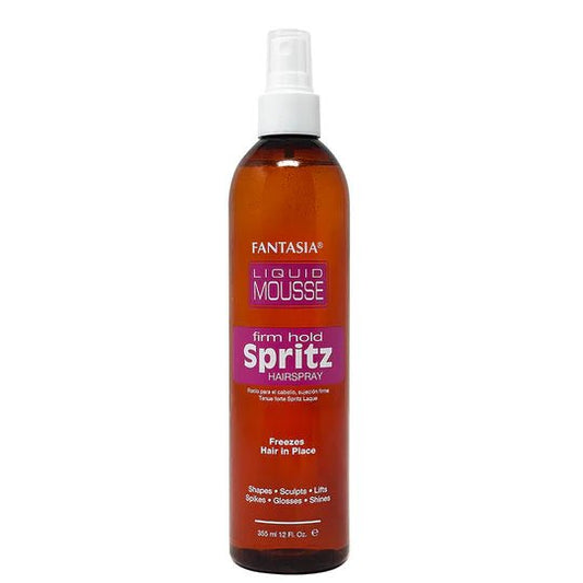 IC Fantasia Liquid Mousse Firm Hold Spritz Hairspray 12oz - Southwestsix Cosmetics IC Fantasia Liquid Mousse Firm Hold Spritz Hairspray 12oz Spritz IC Fantasia Southwestsix Cosmetics 011313012000 IC Fantasia Liquid Mousse Firm Hold Spritz Hairspray 12oz