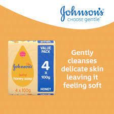 Johnson's Baby Honey Soap 100g 4 pack - Southwestsix Cosmetics Johnson's Baby Honey Soap 100g 4 pack Baby Soap Johnson’s Southwestsix Cosmetics Johnson's Baby Honey Soap 100g 4 pack