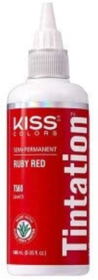 Kiss Colors Tintation Semi Permanent Ruby Red T560 - Southwestsix Cosmetics Kiss Colors Tintation Semi Permanent Ruby Red T560 Hair Colour Kiss Southwestsix Cosmetics 7 31509 75390 5 Kiss Colors Tintation Semi Permanent Ruby Red T560