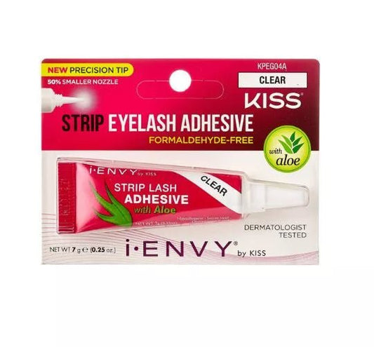 Kiss: Strip Eye Lash Adhesive - Clear With Aloe 7G - Southwestsix Cosmetics Kiss: Strip Eye Lash Adhesive - Clear With Aloe 7G Kiss Southwestsix Cosmetics Kiss: Strip Eye Lash Adhesive - Clear With Aloe 7G