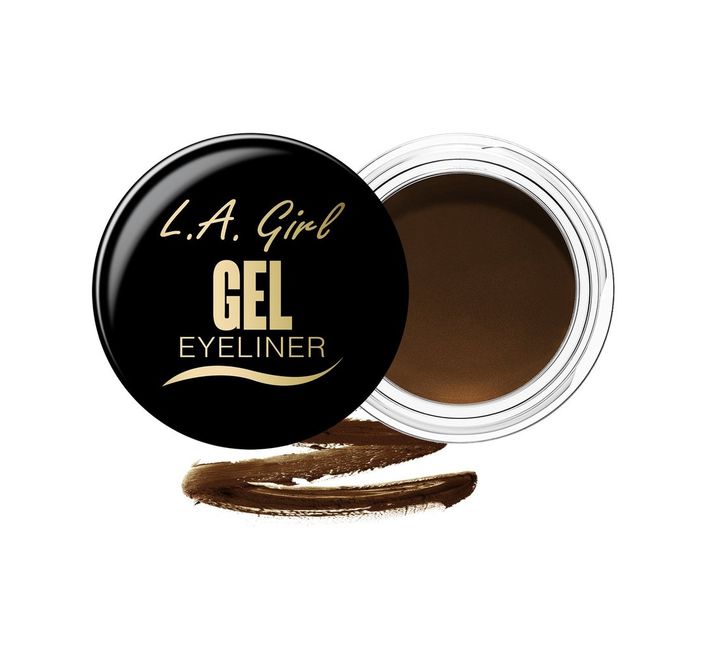 La Girl Gel Eyeliner - Southwestsix Cosmetics La Girl Gel Eyeliner Makeup LA Girl Southwestsix Cosmetics Rich Chocolate Brown La Girl Gel Eyeliner