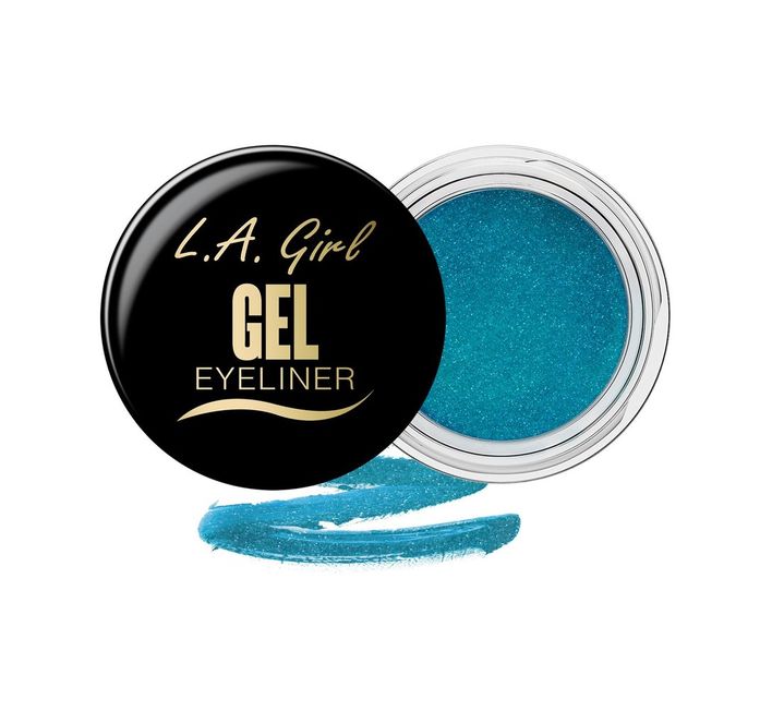 La Girl Gel Eyeliner - Southwestsix Cosmetics La Girl Gel Eyeliner Makeup LA Girl Southwestsix Cosmetics Mermaid Teal Frost La Girl Gel Eyeliner