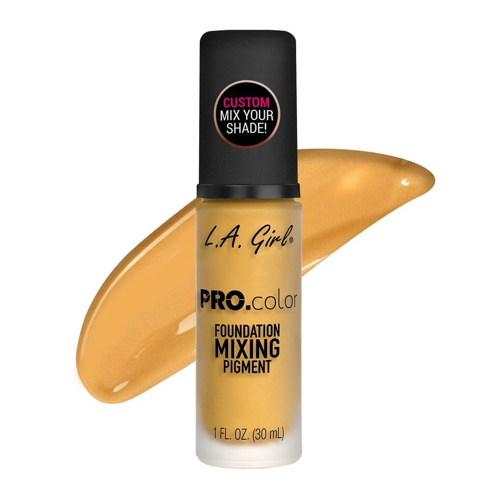 L.A. Girl Pro Color Foundation Mixing Pigment - Southwestsix Cosmetics L.A. Girl Pro Color Foundation Mixing Pigment Foundation L.A Girl Southwestsix Cosmetics DP-SSK4-GI24 Yellow L.A. Girl Pro Color Foundation Mixing Pigment