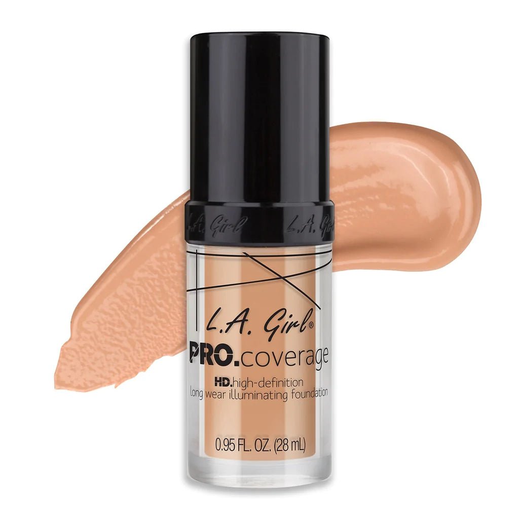 La Girl Pro Coverage Illuminating Foundation - Southwestsix Cosmetics La Girl Pro Coverage Illuminating Foundation Foundations & Concealers LA Girl Southwestsix Cosmetics 643 - Porcelain La Girl Pro Coverage Illuminating Foundation