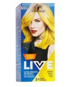Live Color Citrus Neon Ultra Bright Semi Permanent Color - Southwestsix Cosmetics Live Color Citrus Neon Ultra Bright Semi Permanent Color Hair Colour Live Southwestsix Cosmetics Lemon twist Live Color Citrus Neon Ultra Bright Semi Permanent Color