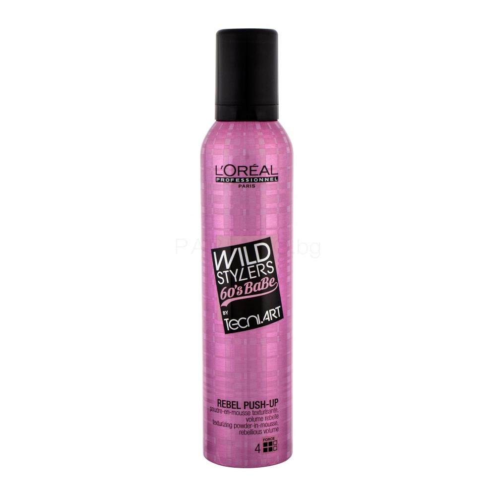 L’Oréal Tecni Art Wild Stylers 60s Babe Rebel Push Up Mousse 250ml - Southwestsix Cosmetics L’Oréal Tecni Art Wild Stylers 60s Babe Rebel Push Up Mousse 250ml L’Oréal Southwestsix Cosmetics 3474636355983 L’Oréal Tecni Art Wild Stylers 60s Babe Rebel Push Up Mousse 250ml