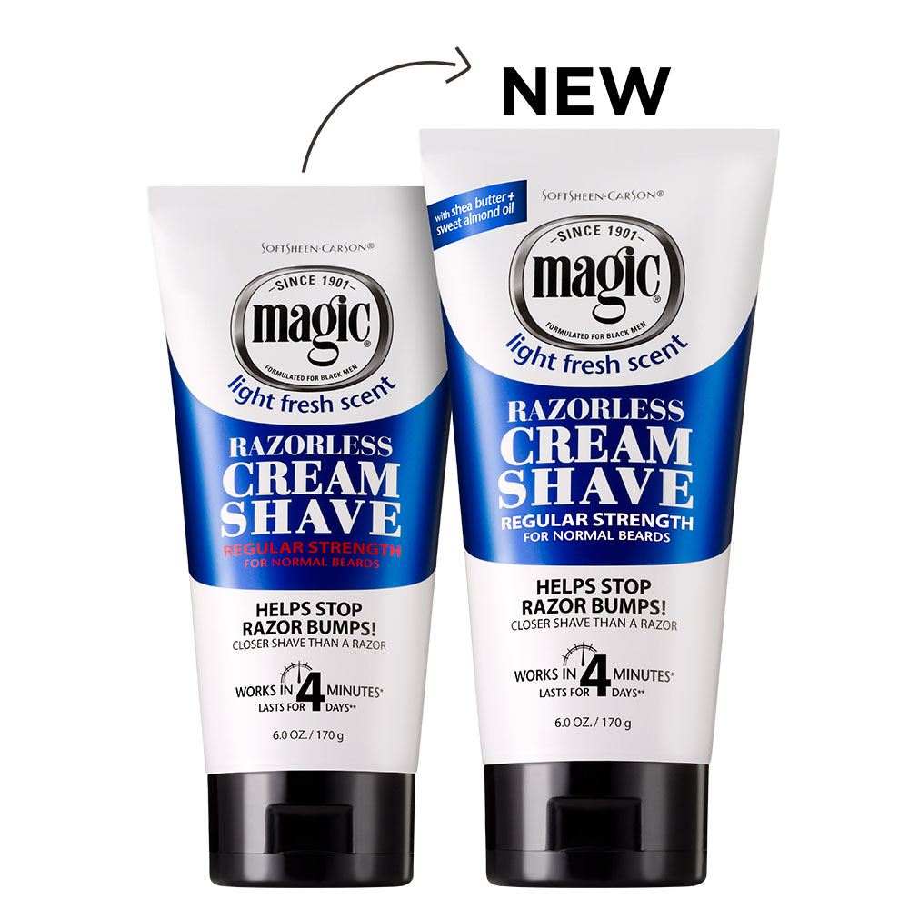 Magic Razorless Cream Shave 6oz - Southwestsix Cosmetics Magic Razorless Cream Shave 6oz Shaving Cream Magic Shaving Southwestsix Cosmetics 072790000188 Regular Strength (Blue) Magic Razorless Cream Shave 6oz