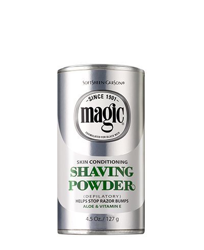 Magic Razorless Shaving Powder - Southwestsix Cosmetics Magic Razorless Shaving Powder Shaving Powder Magic Southwestsix Cosmetics 072790000126 Skin Conditioning (Silver) Magic Razorless Shaving Powder