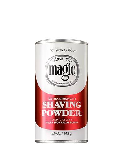 Magic Razorless Shaving Powder - Southwestsix Cosmetics Magic Razorless Shaving Powder Shaving Powder Magic Southwestsix Cosmetics 072790000164 Extra Strength (Red) Magic Razorless Shaving Powder