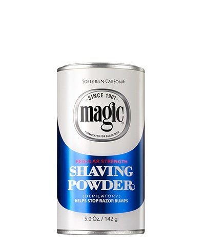 Magic Razorless Shaving Powder - Southwestsix Cosmetics Magic Razorless Shaving Powder Shaving Powder Magic Southwestsix Cosmetics 072790000157 Regular Strength (Blue) Magic Razorless Shaving Powder
