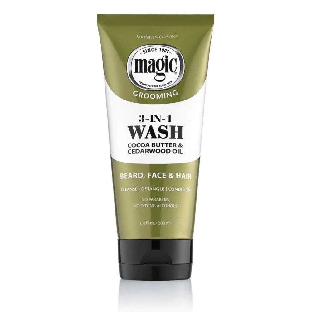 Magic Scalp Face And Beard 3in1 Beard Wash - Southwestsix Cosmetics Magic Scalp Face And Beard 3in1 Beard Wash Softsheen-Carson Southwestsix Cosmetics 075285216347 Magic Scalp Face And Beard 3in1 Beard Wash