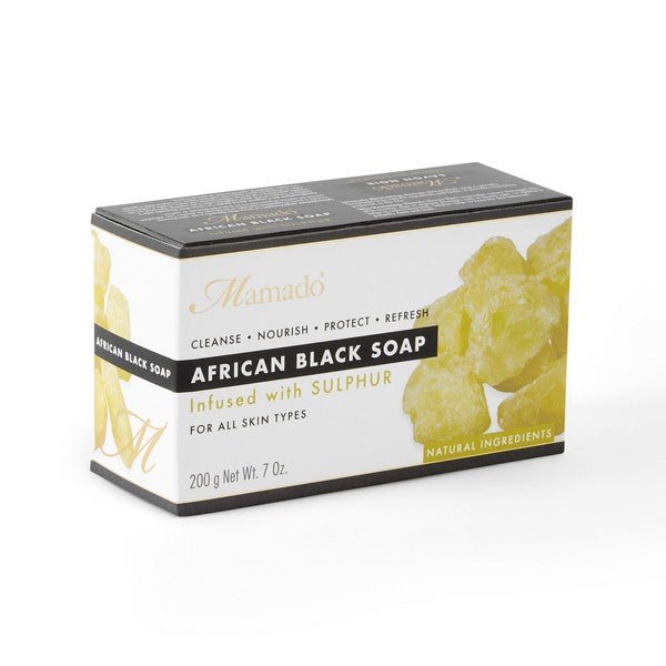 Mamado African Black Soap 200gm - Sulpur - Southwestsix Cosmetics Mamado African Black Soap 200gm - Sulpur Mamado Southwestsix Cosmetics Mamado African Black Soap 200gm - Sulpur