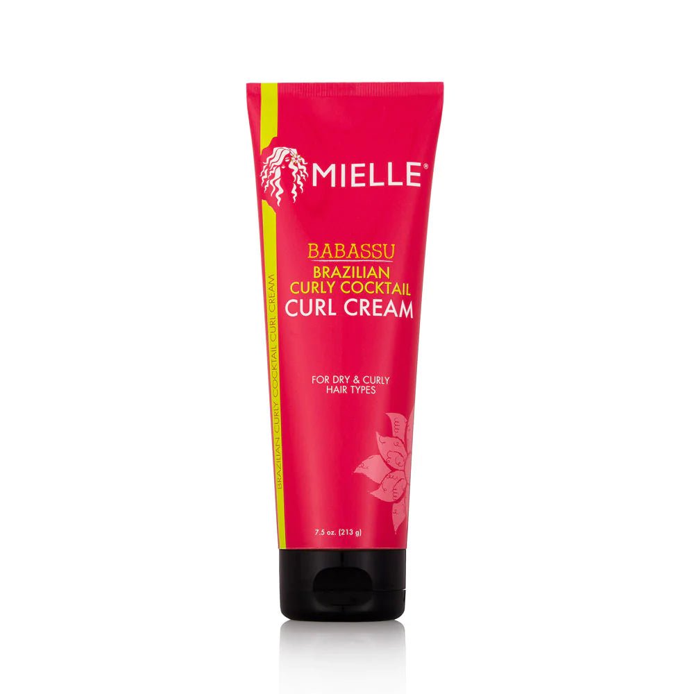 Mielle Organics Babassu Brazilian Curly Cocktail Curl Cream 7.5oz - Southwestsix Cosmetics Mielle Organics Babassu Brazilian Curly Cocktail Curl Cream 7.5oz Curling Creme Mielle Organics Southwestsix Cosmetics Mielle Organics Babassu Brazilian Curly Cocktail Curl Cream 7.5oz