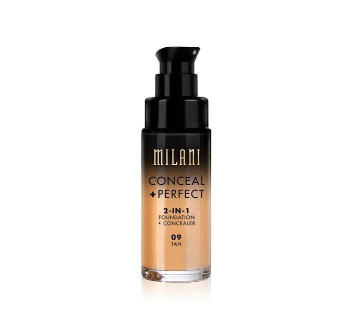 Milani Conceal + Perfect 2-IN-1 Foundation + Concealer - Southwestsix Cosmetics Milani Conceal + Perfect 2-IN-1 Foundation + Concealer Foundations & Concealers Milani Southwestsix Cosmetics 03-V3IS-WXOP 09 - Tan Milani Conceal + Perfect 2-IN-1 Foundation + Concealer