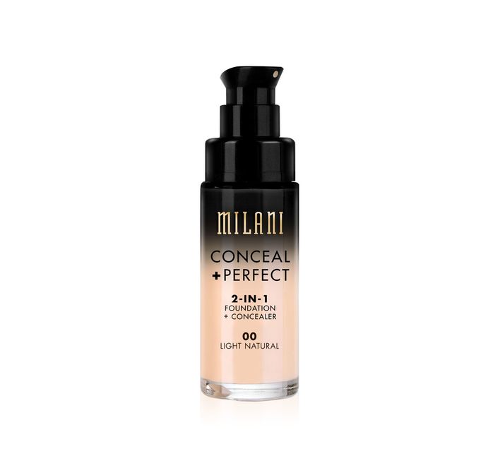 Milani Conceal + Perfect 2-IN-1 Foundation + Concealer - Southwestsix Cosmetics Milani Conceal + Perfect 2-IN-1 Foundation + Concealer Foundations & Concealers Milani Southwestsix Cosmetics 00 - Light Natural Milani Conceal + Perfect 2-IN-1 Foundation + Concealer