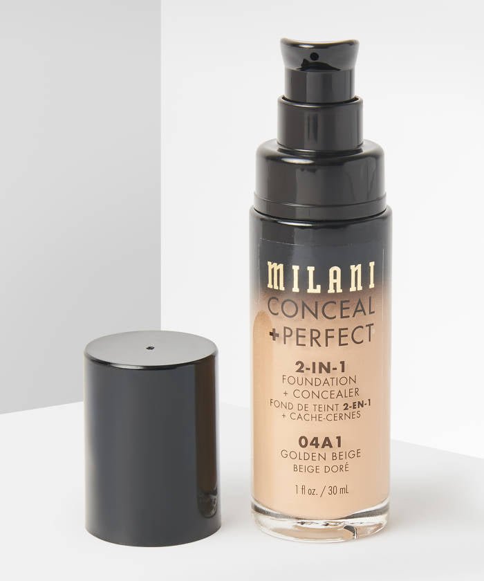 Milani Conceal + Perfect 2-IN-1 Foundation + Concealer - Southwestsix Cosmetics Milani Conceal + Perfect 2-IN-1 Foundation + Concealer Foundations & Concealers Milani Southwestsix Cosmetics 04A1 - Golden Beige Milani Conceal + Perfect 2-IN-1 Foundation + Concealer