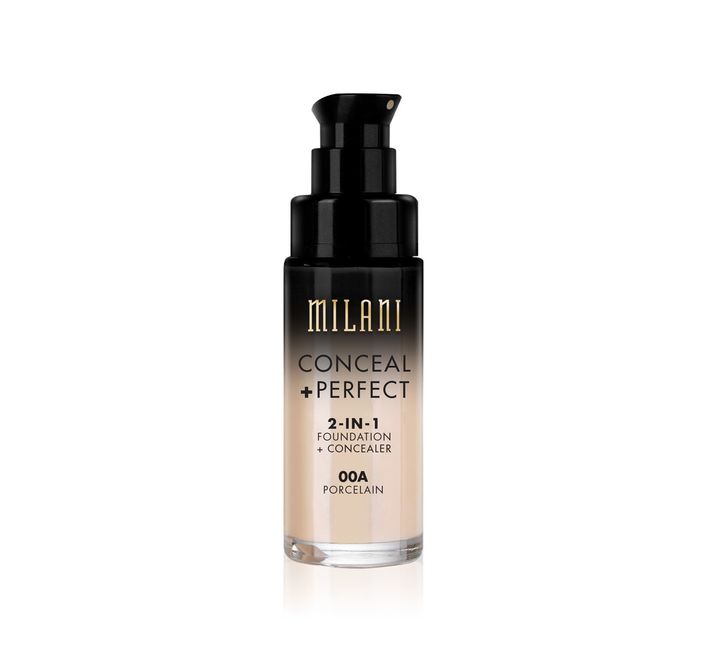 Milani Conceal + Perfect 2-IN-1 Foundation + Concealer - Southwestsix Cosmetics Milani Conceal + Perfect 2-IN-1 Foundation + Concealer Foundations & Concealers Milani Southwestsix Cosmetics 00A - Porcelain Milani Conceal + Perfect 2-IN-1 Foundation + Concealer